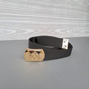 SABUK PDH POLRI - HITAM NYLON