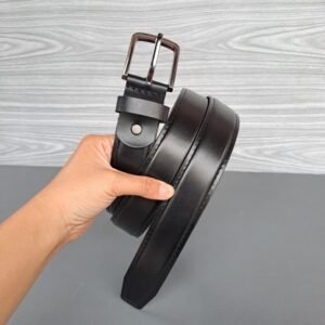 IKAT PINGGANG RESINTEL KULIT - HITAM